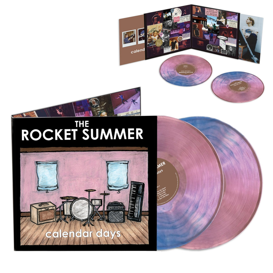 Calendar Days- Deluxe Double Vinyl Anniversary Edition on TRANSLUCENT SKY BLUE & COTTON CANDY PINK MIX