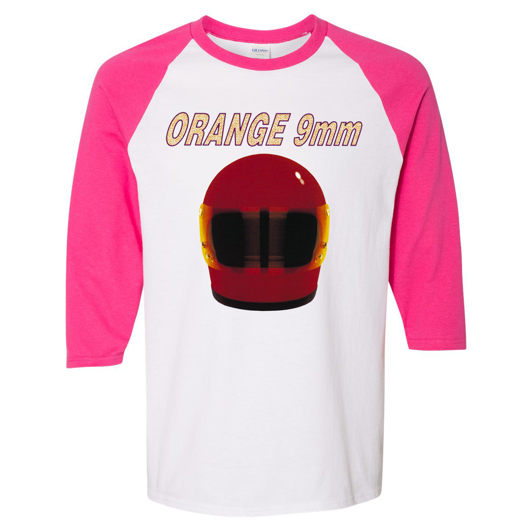 Driver Pink/White Baseball T-Shirt