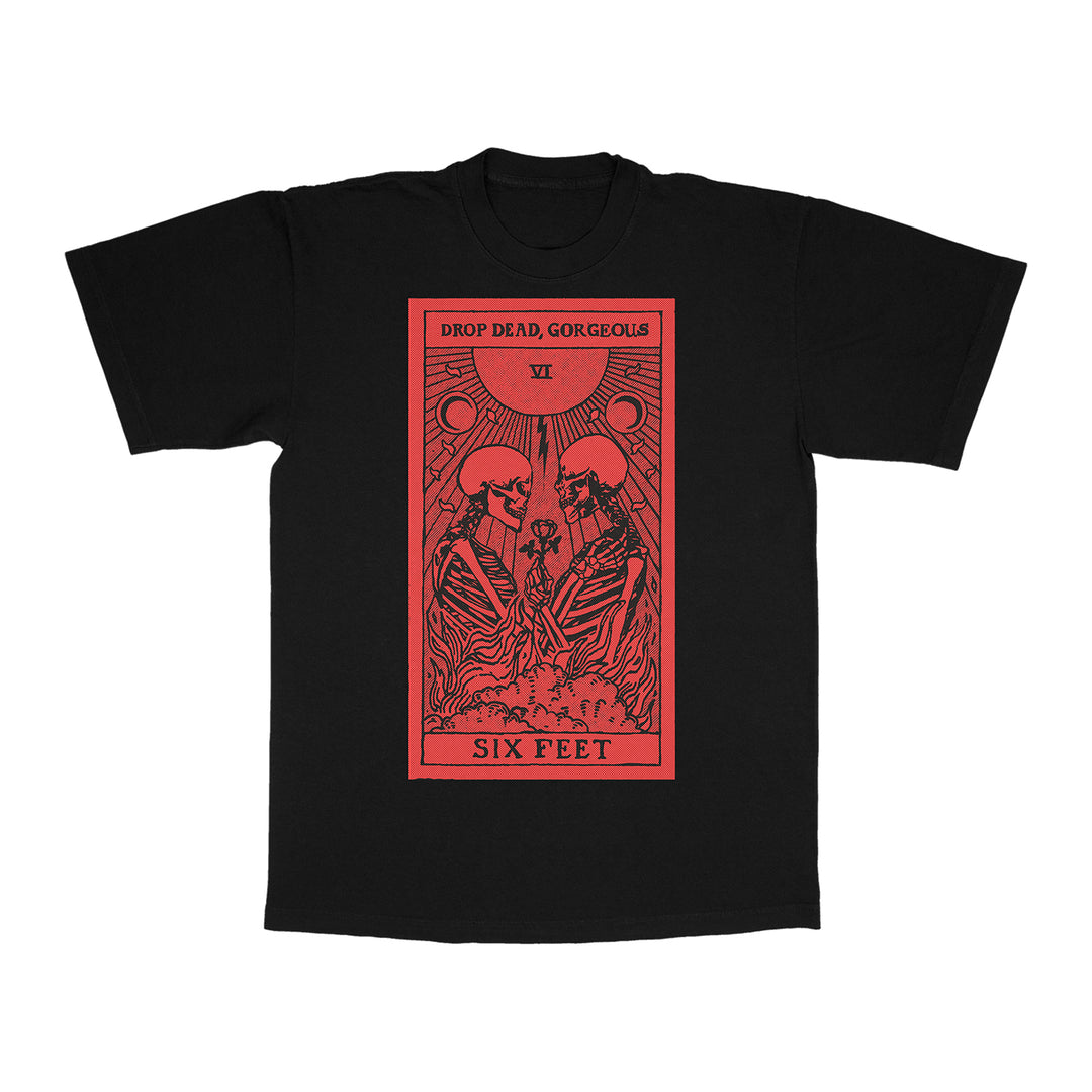 Six Feet (Tarot) - Black T-Shirt