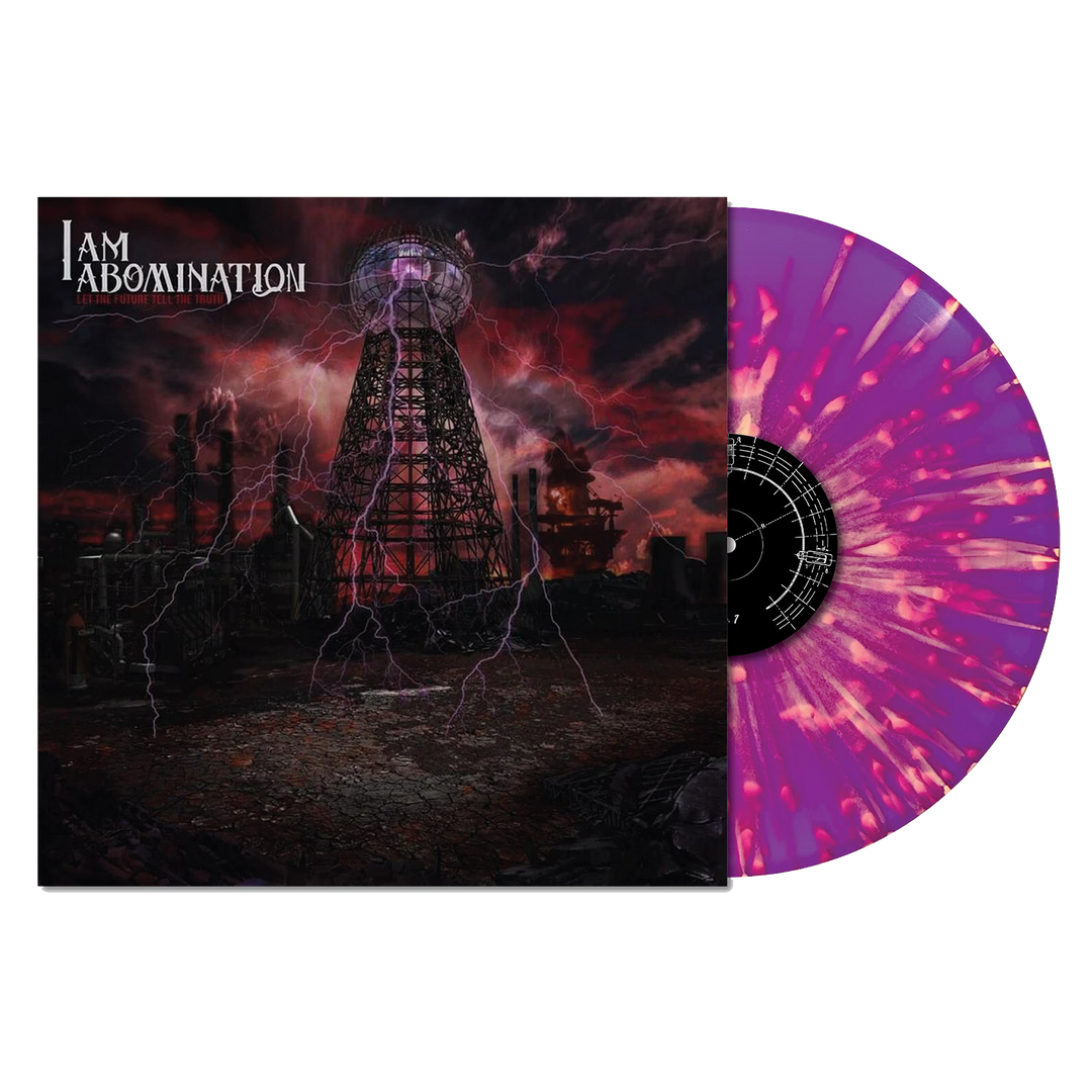 Let The Future Tell The Truth Neon Violet W/ Heavy Yellow Splatter Vinyl