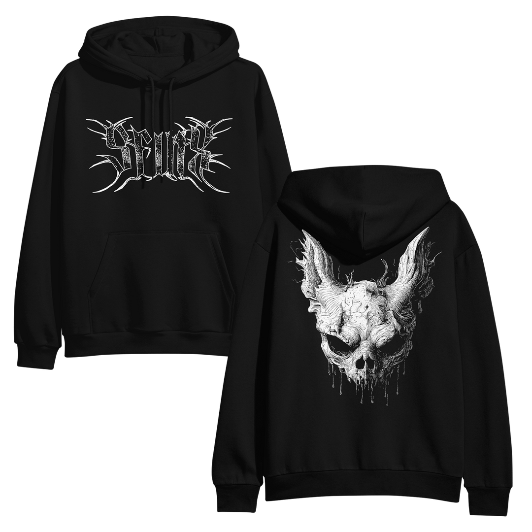 sfinx Branded Outline - Black Pullover front and back