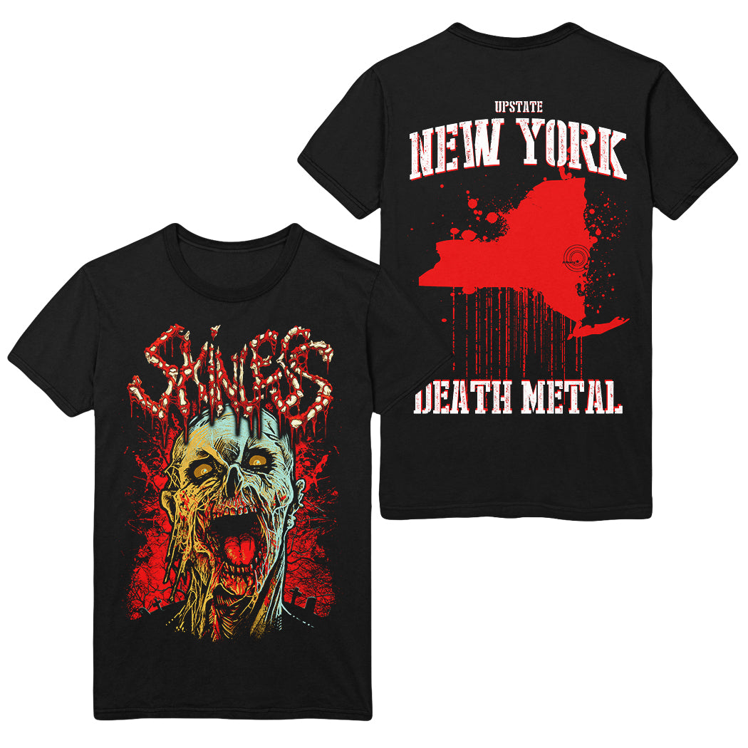 Upstate NY Death Metal Black T Shirt MerchNow