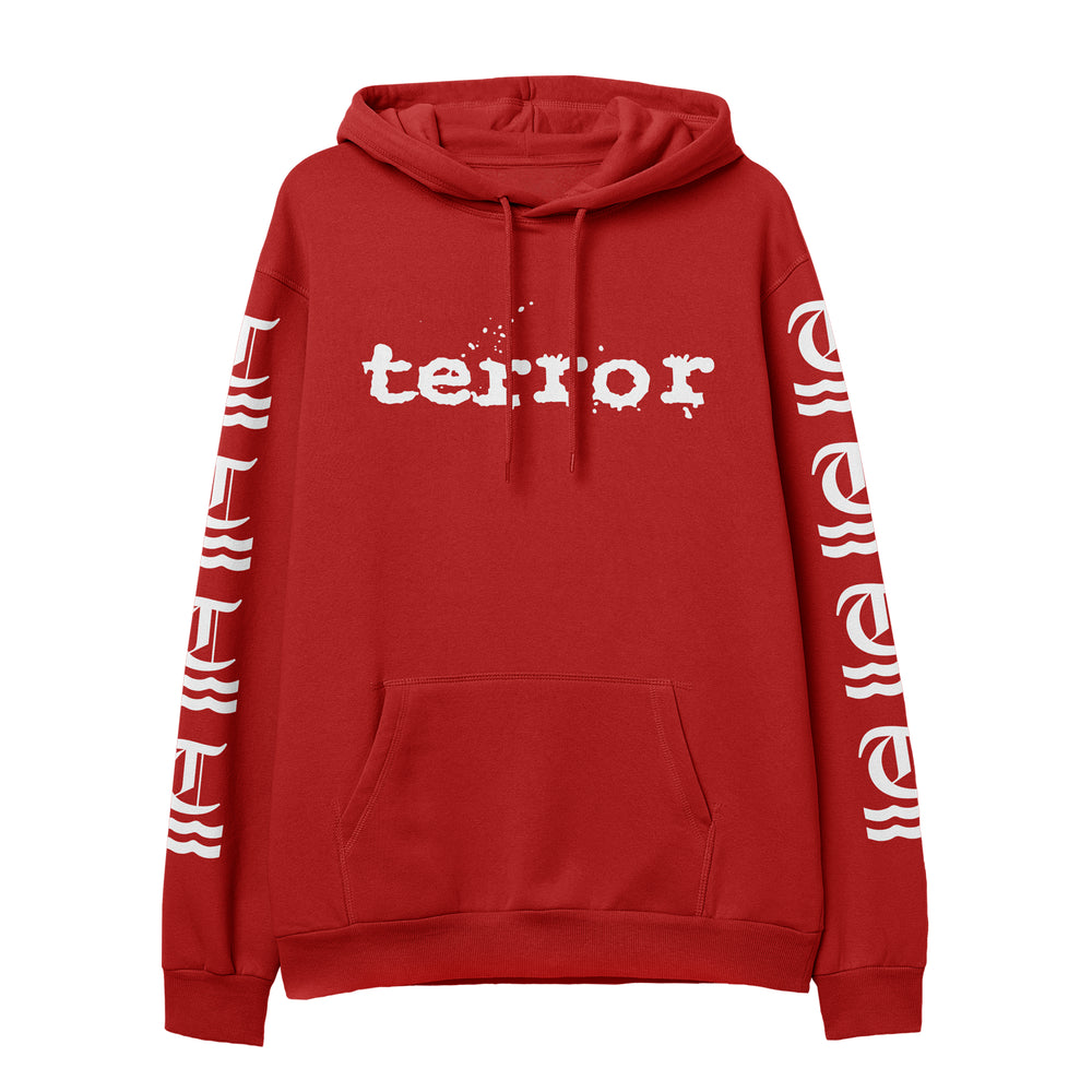 terror Hot Water Logo Red Pullover front
