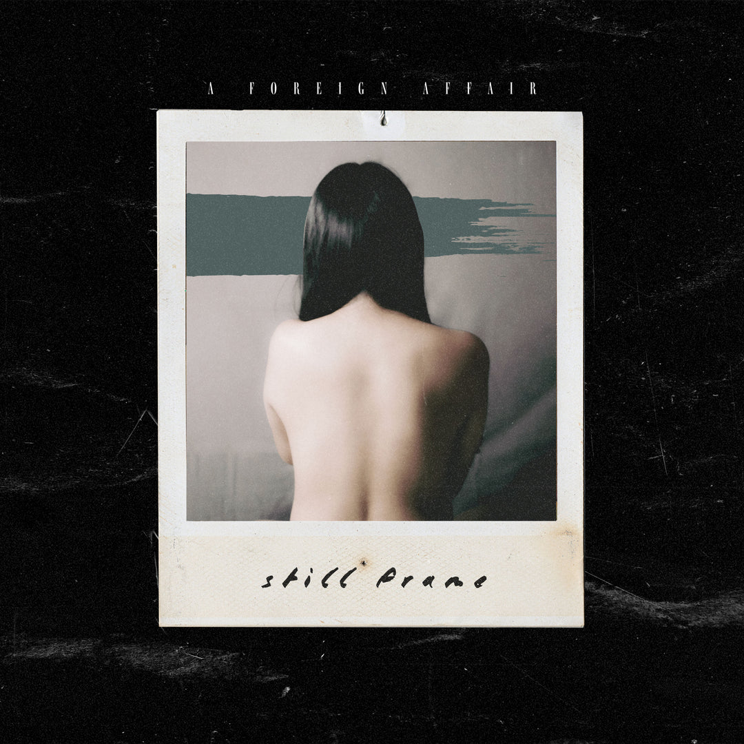 A Foreign Affair Still Frame digital download. album art depicts the back of a woman sitting naked staring at a wall.