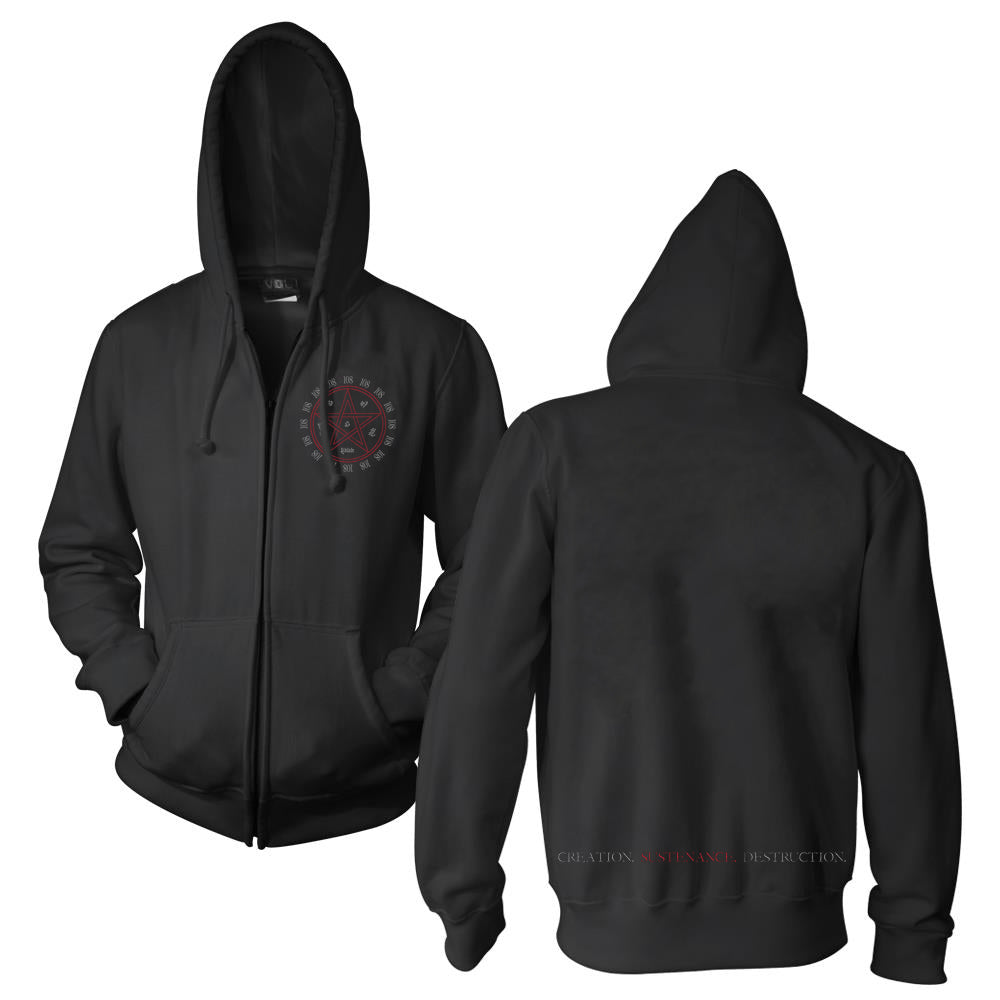 Star - Black Zip Up Hoodie – MerchNow