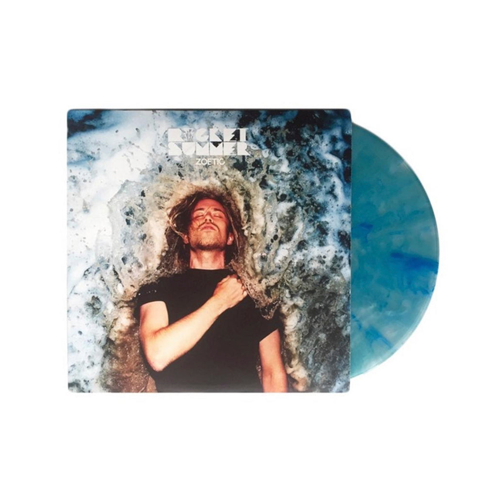 Zoetic Blue/White/Clear Swirl Vinyl