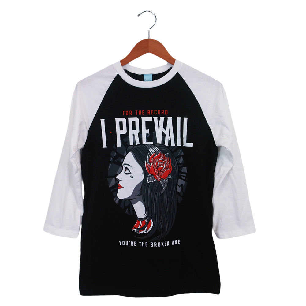 The Broken One Black/White Baseball Tee MerchNow