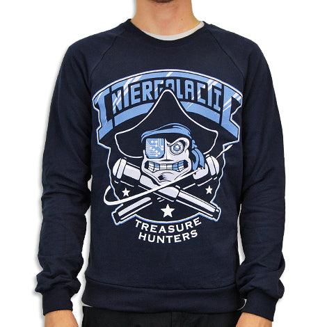 Space Pirates v3.0 / Navy Crewneck Sweatshirt