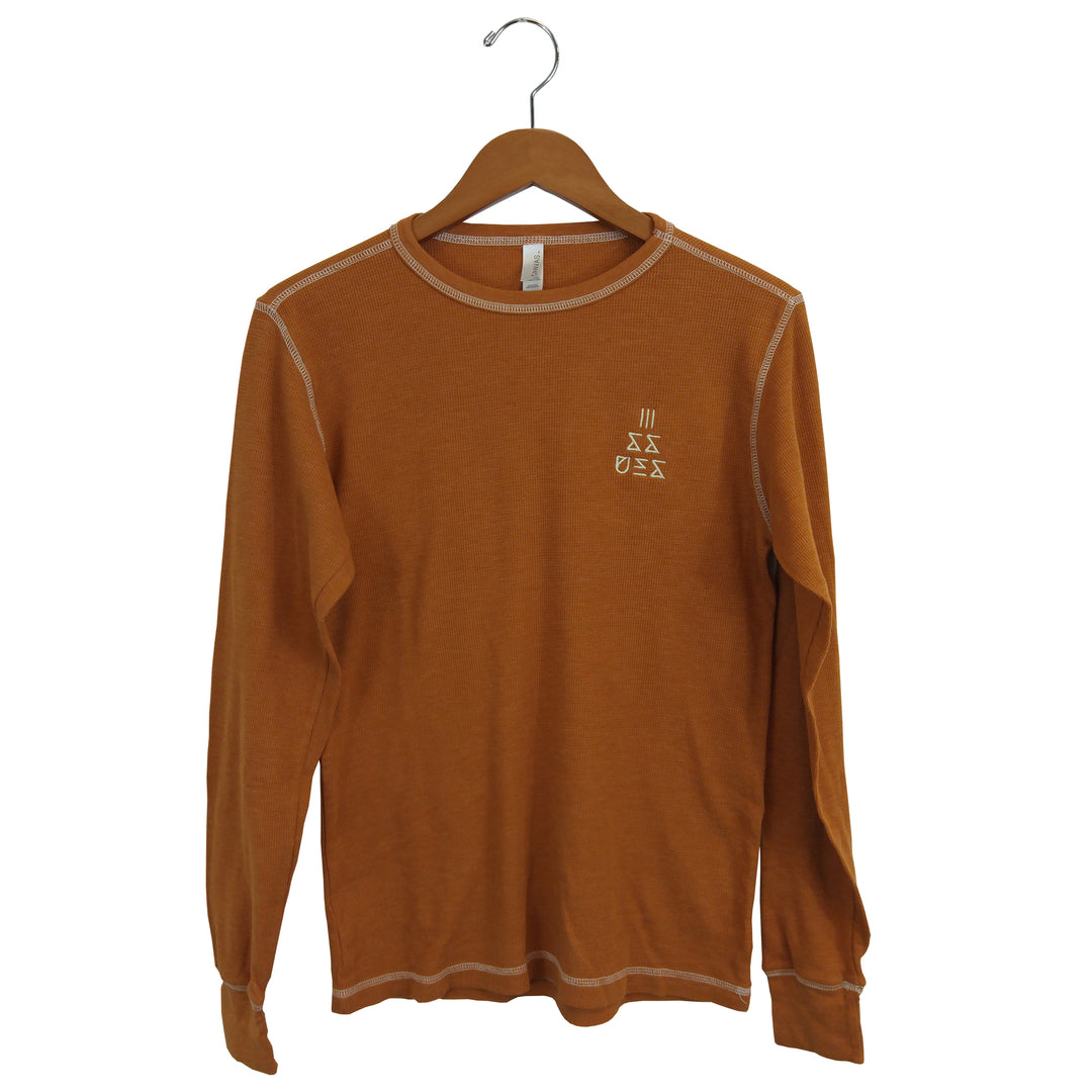 issues Triangle Logo Embroidered Camel Thermal Long Sleeve