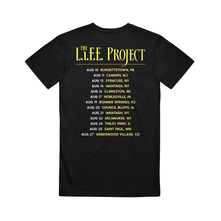 The Life Project 2022 Tour Black Tee