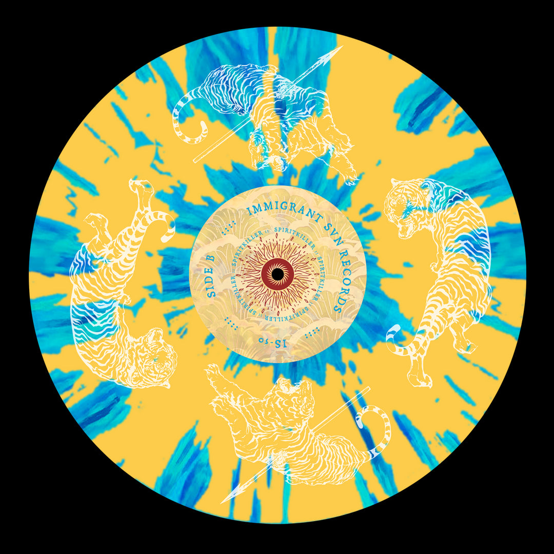 S/T - “Struggle To Escape” - Yellow W/ Blue Splatter - 155G Vinyl LP