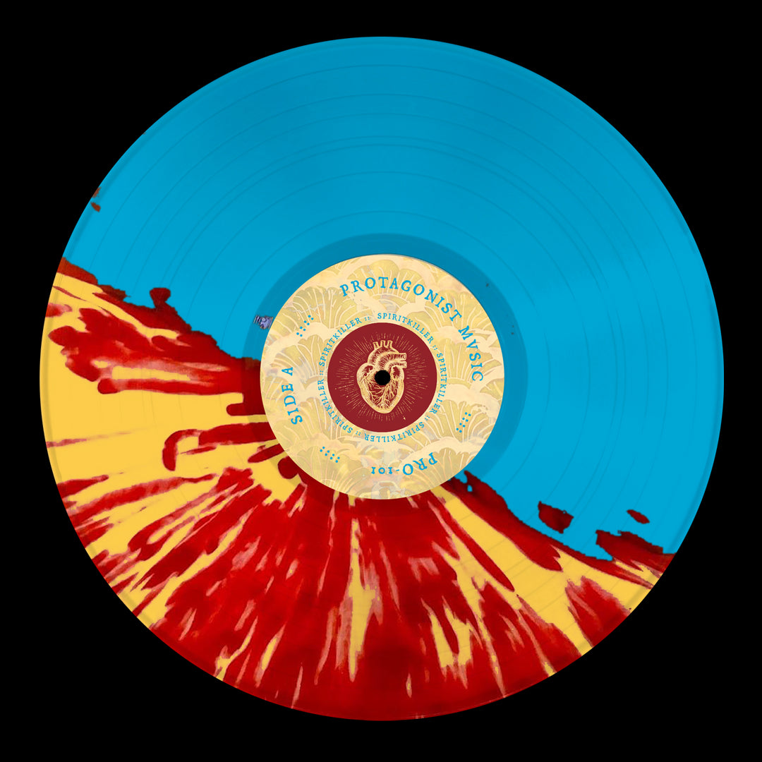 S/T Deluxe Packaging - “Let The Blood Run” - Blue/Yellow W/ Red Half Splatter - 155G Vinyl LP