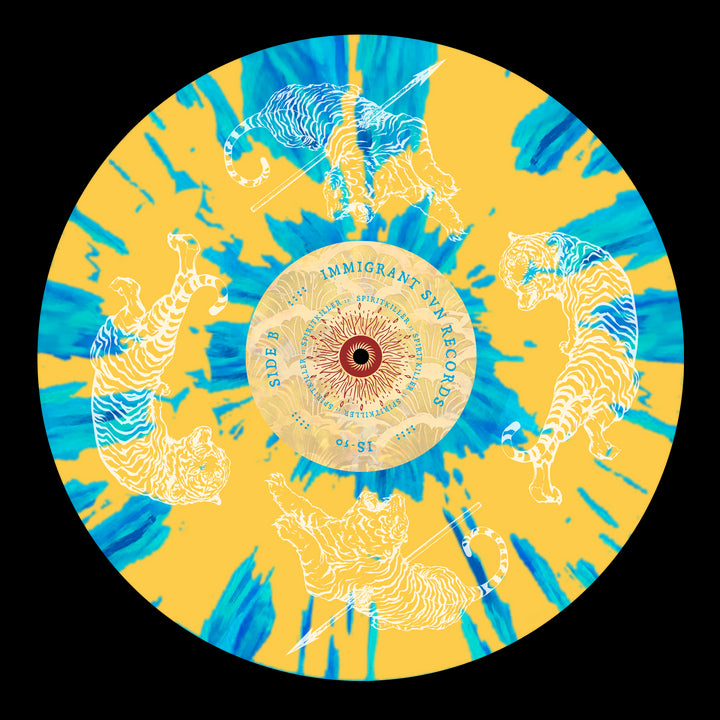 S/T Deluxe Packaging - “Struggle To Escape” - Yellow W/ Blue Splatter - 155G Vinyl LP