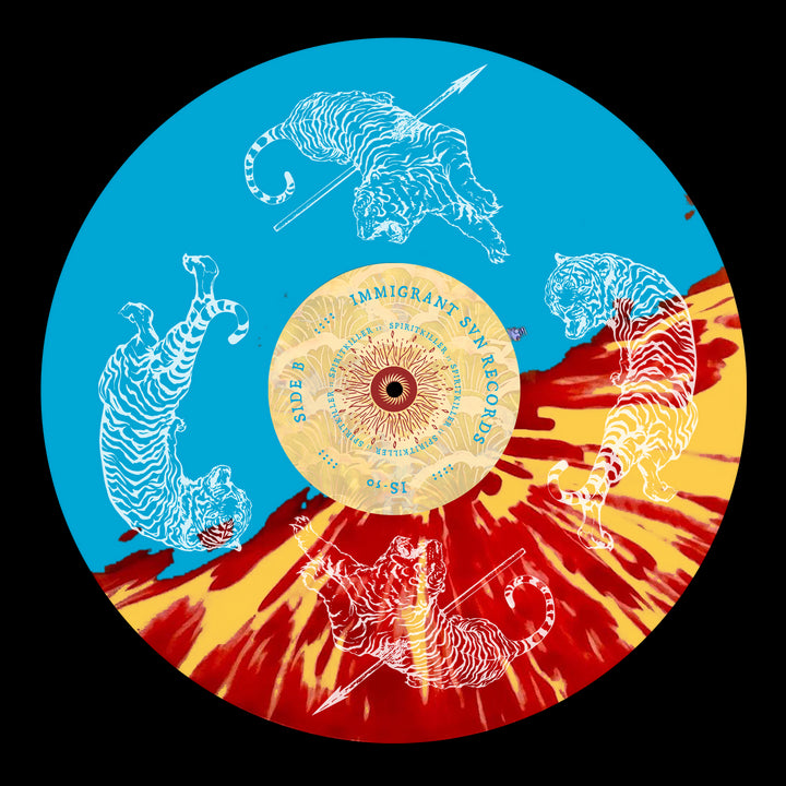 S/T Deluxe Packaging - “Let The Blood Run” - Blue/Yellow W/ Red Half Splatter - 155G Vinyl LP