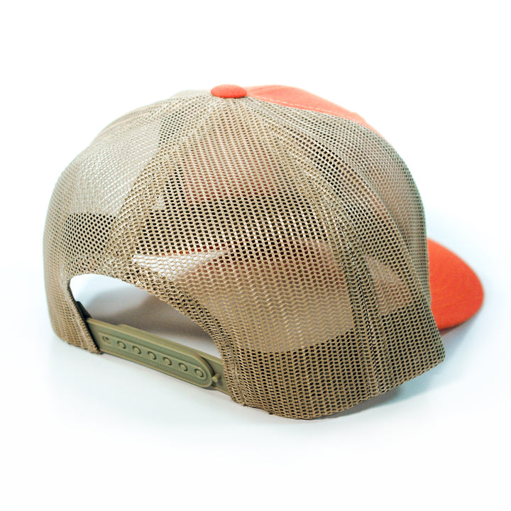 Logo Patch - Orange/Khaki Trucker Hat