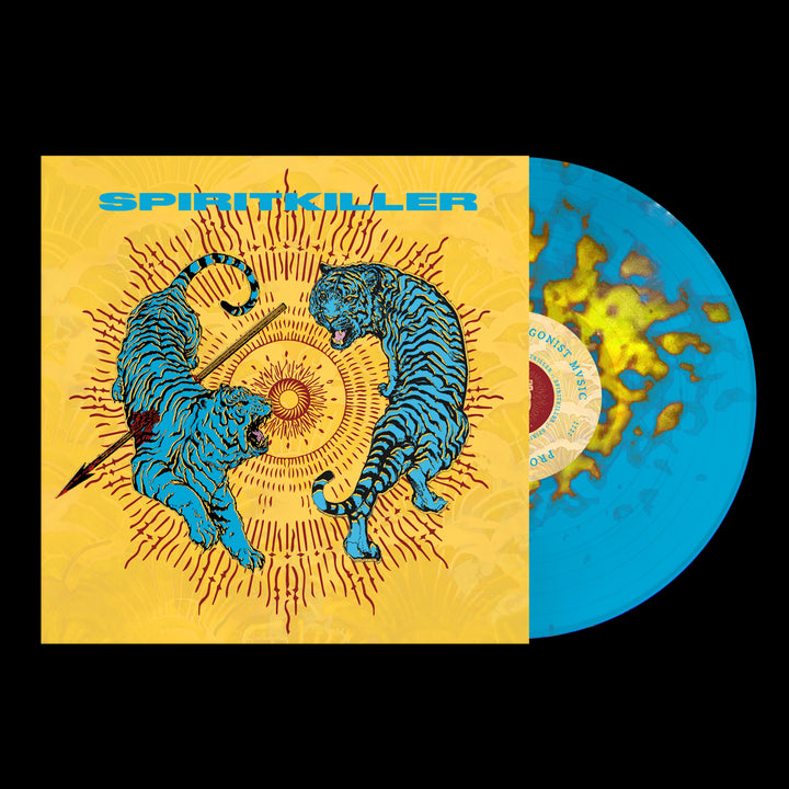 S/T - “Consumed By Fire” - Blue W/ Yellow Splatter - 155G Vinyl LP