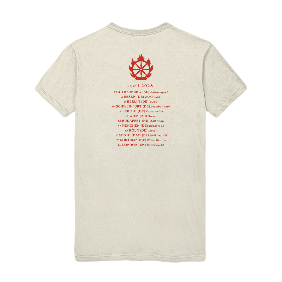 Mantra 2025 EU/UK Tour - Natural T-Shirt