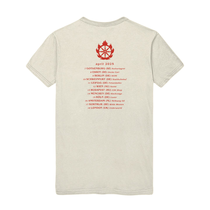 Mantra 2025 EU/UK Tour - Natural T-Shirt