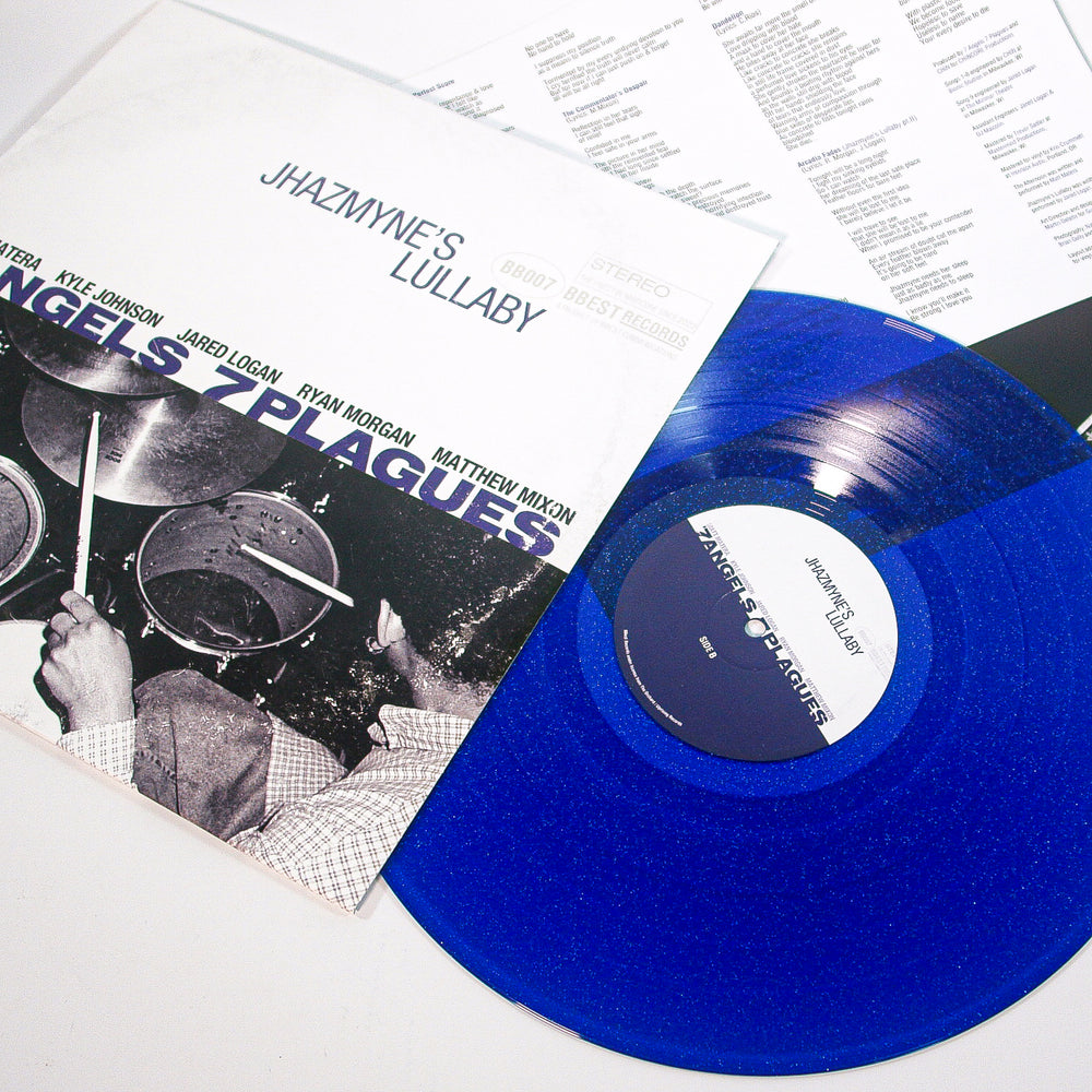 7 angels 7 plagues Jhazmyne's Lullaby - Royal Blue With Glitter (Away With Words)