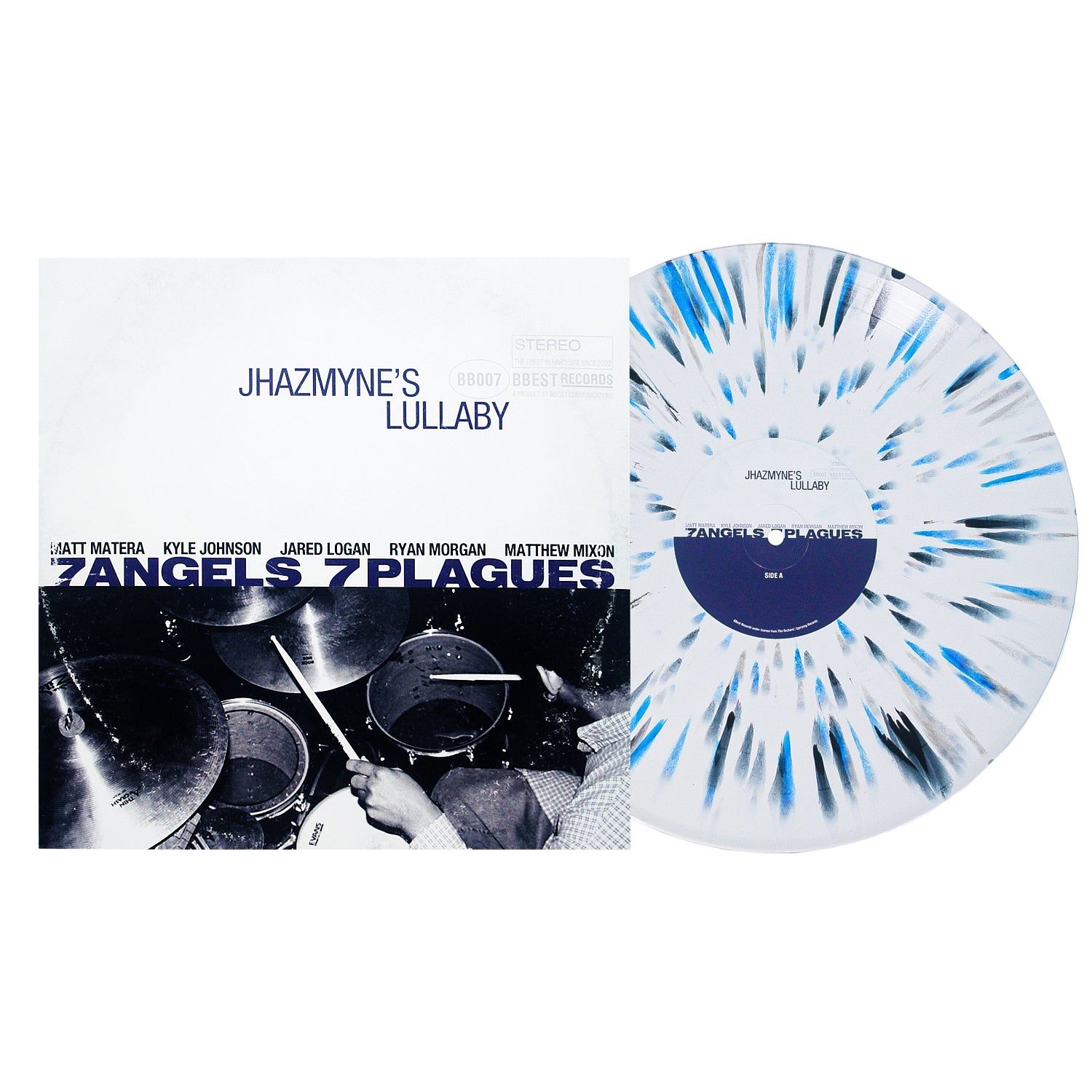 ＼半額SALE／ Opaque on Splatter - Lullaby Jhazmyne's - Blue with White 邦楽