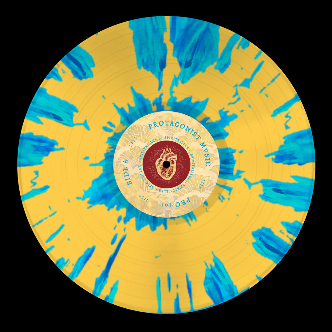 S/T Deluxe Packaging - “Struggle To Escape” - Yellow W/ Blue Splatter - 155G Vinyl LP