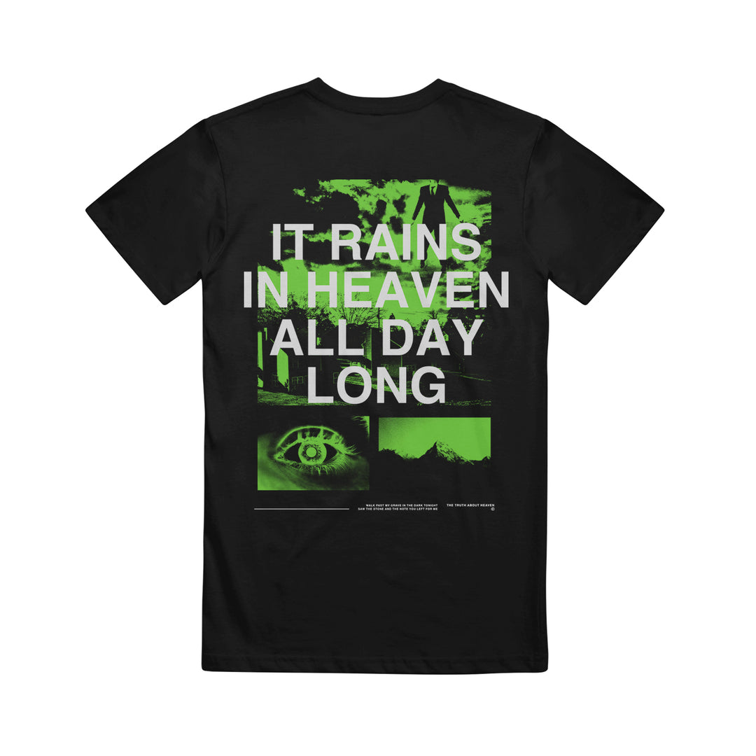 Rains In Heaven Black Tee back