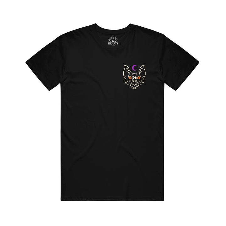 Bat - Black T-Shirt front 