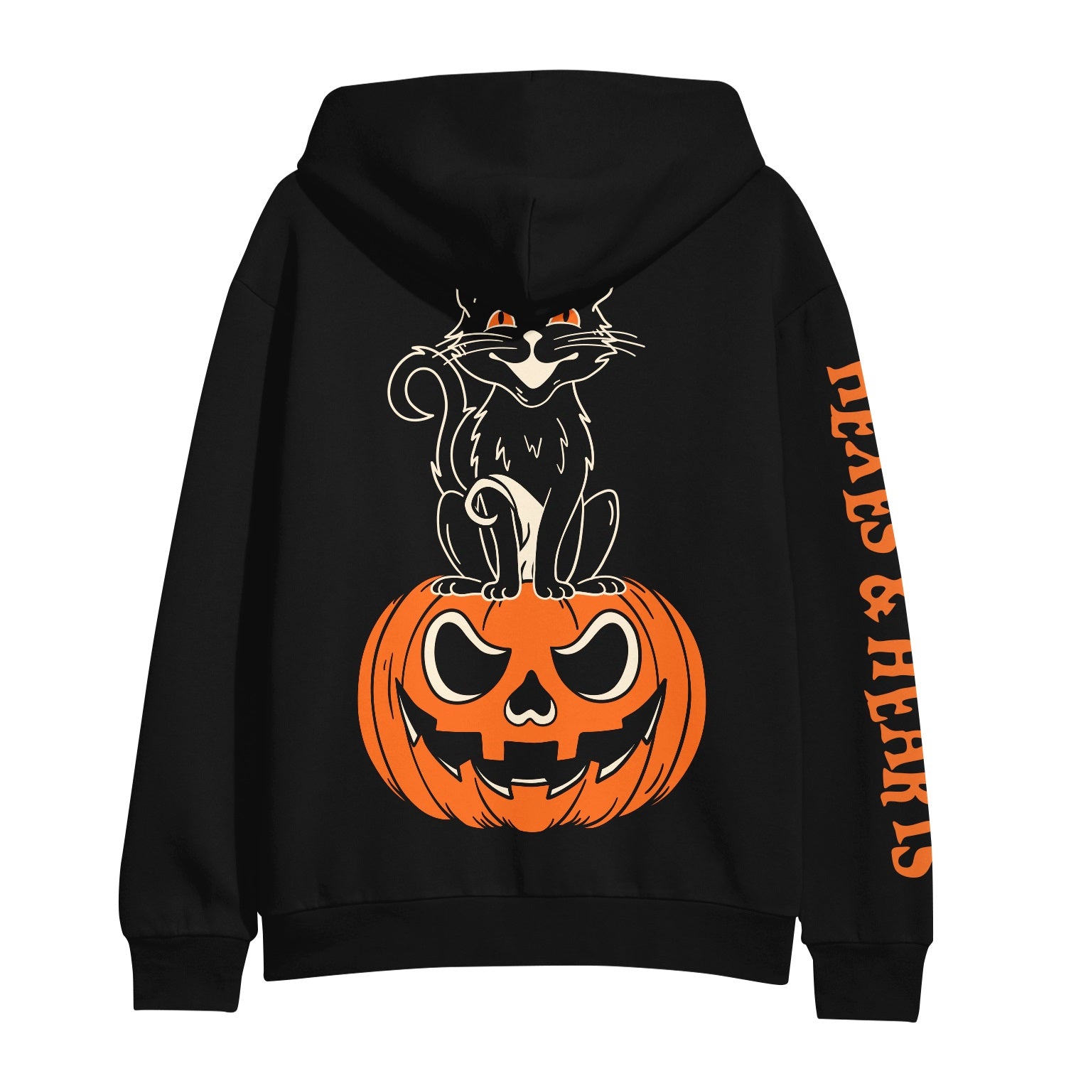 Black Cat - Black Zip-Up – MerchNow