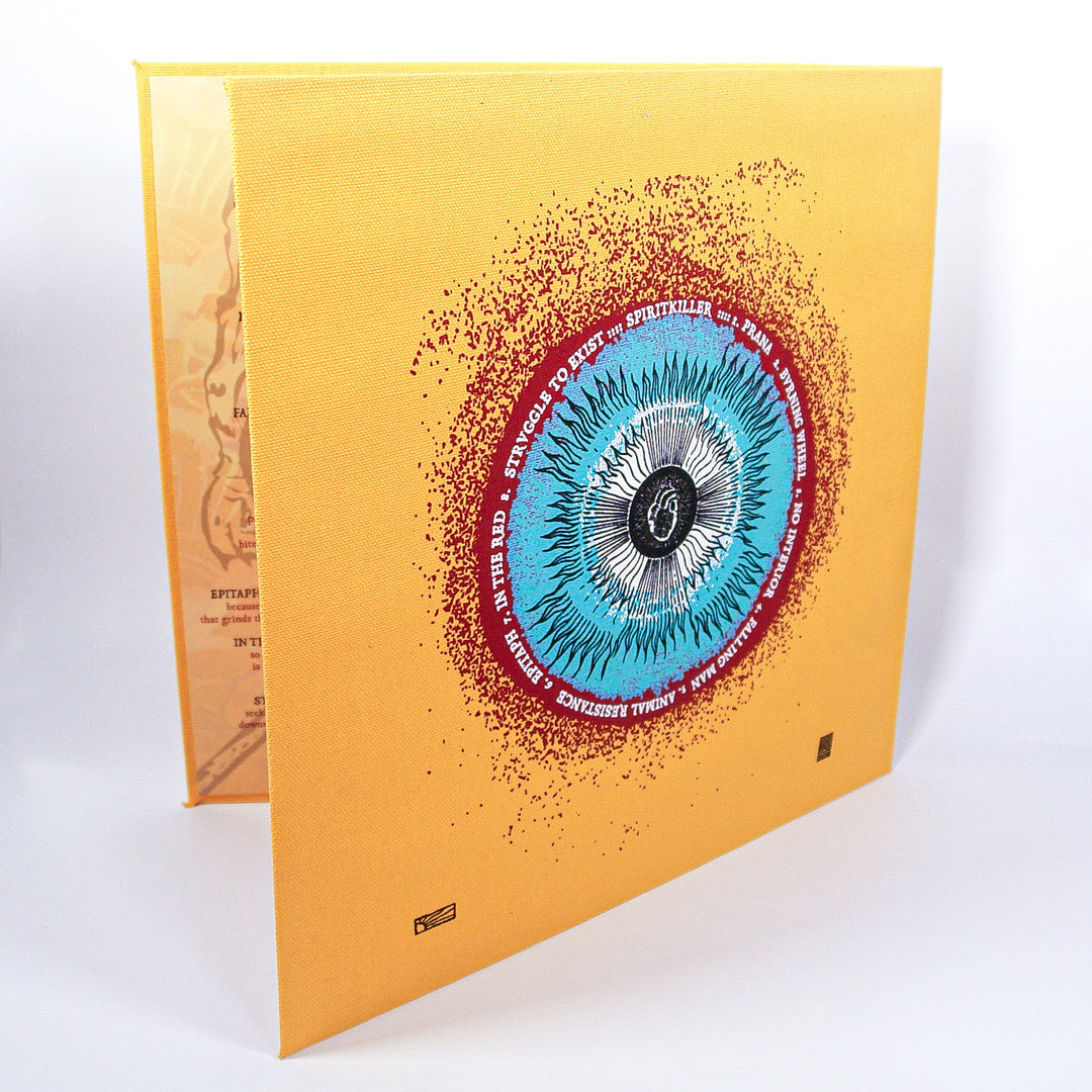 S/T Deluxe Packaging - “Consumed By Fire” - Blue W/ Yellow Splatter - 155G Vinyl LP