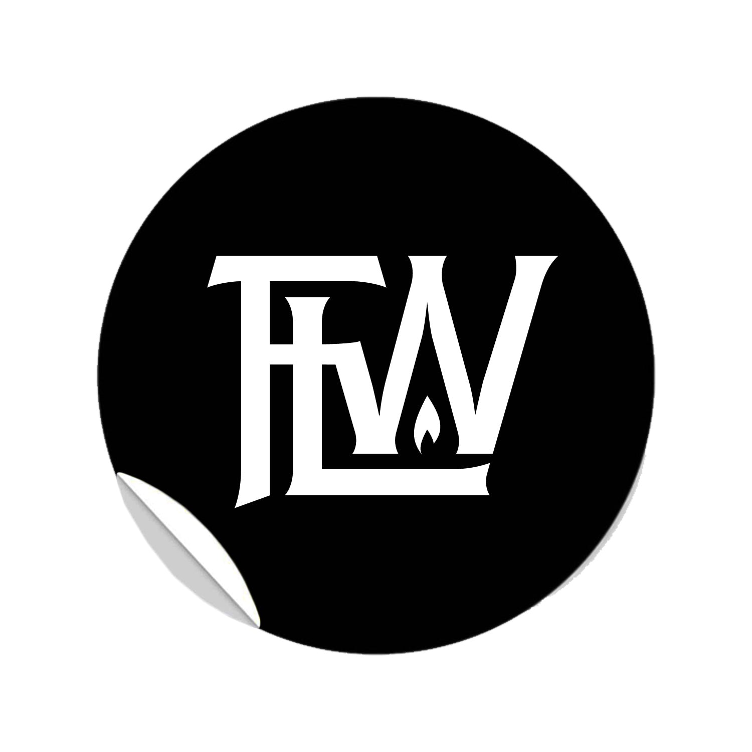Flw Sticker FLW - Circle Logo Sticker – MerchNow