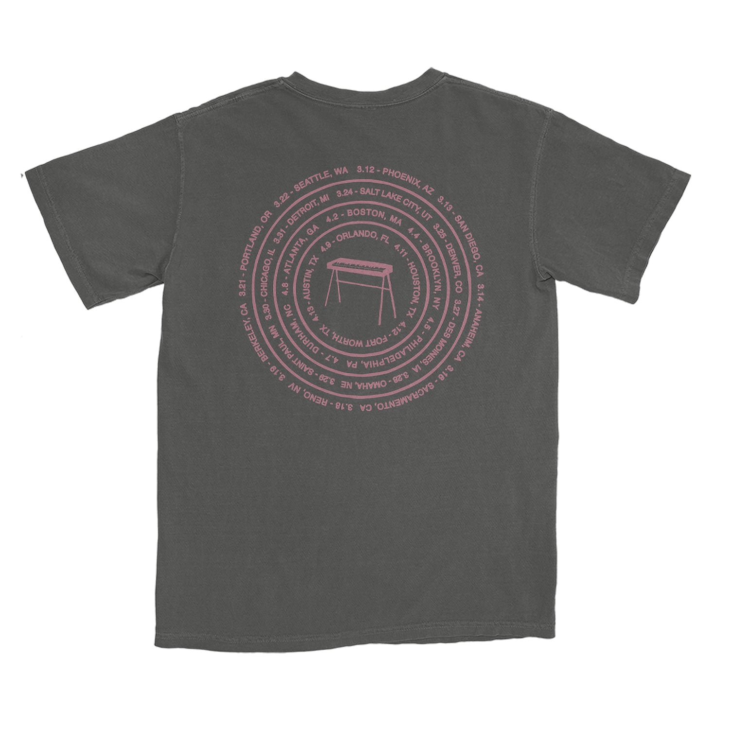 HGF Tour Guitar - Pepper Grey T-Shirt – MerchNow