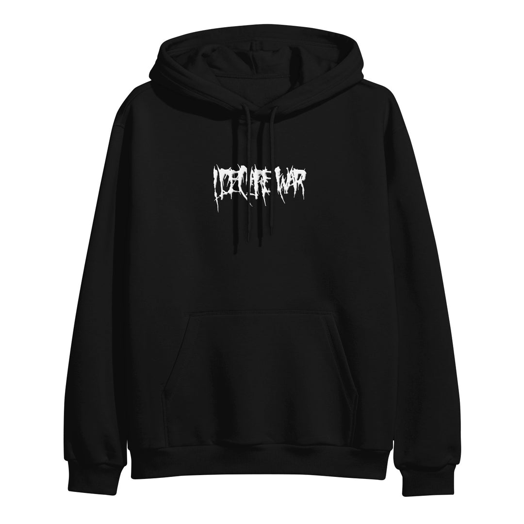 I declare war Logo_Embroidered_-_Black_Pullover