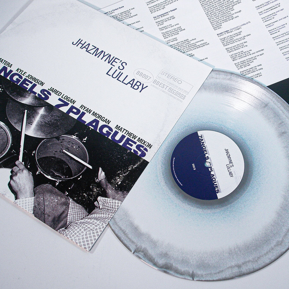 Jhazmyne's Lullaby - Tri Aside/Bside - Aqua Blue/White/Grey (The Afternoon) Jhazmyne's Lullaby - Tri Aside/Bside - Aqua Blue/White/Grey (The Afternoon)