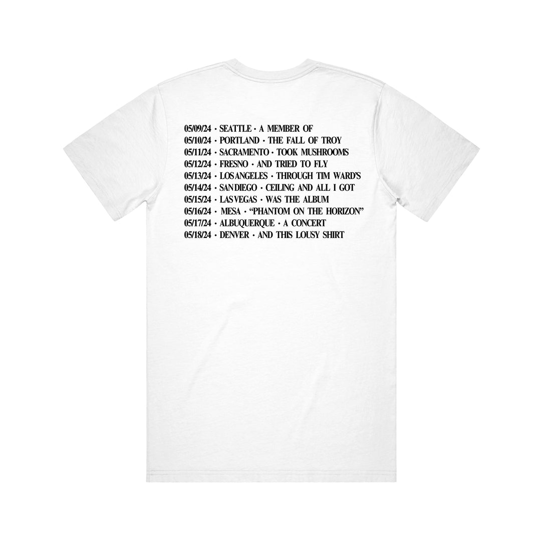 NGTFOT Tour White - Tee back