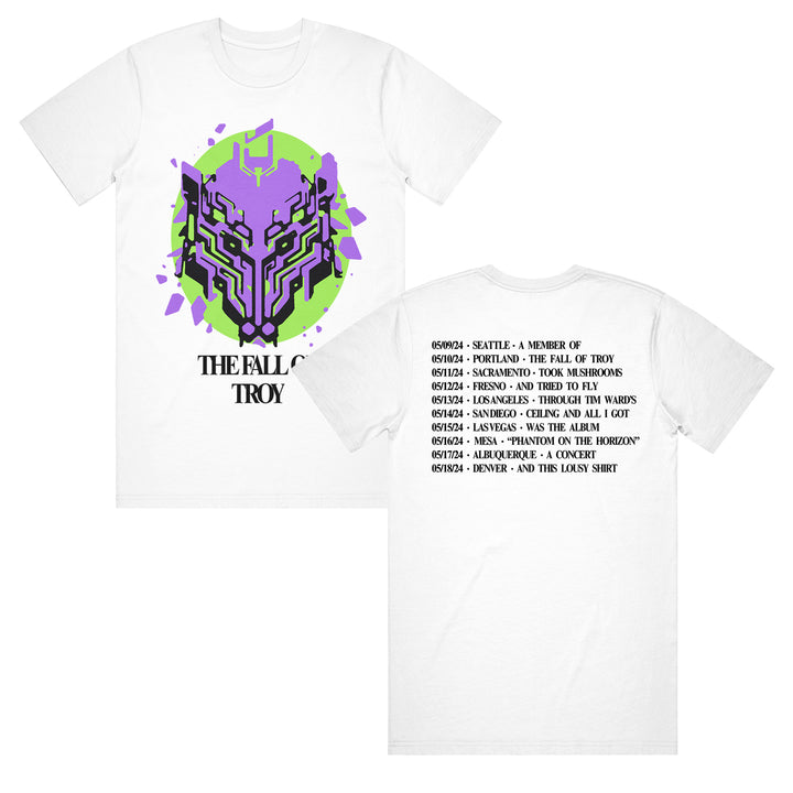 NGTFOT Tour White - Tee front and back
