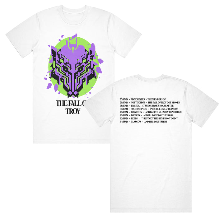 NGTFOT UK Tour White - Tee front and back