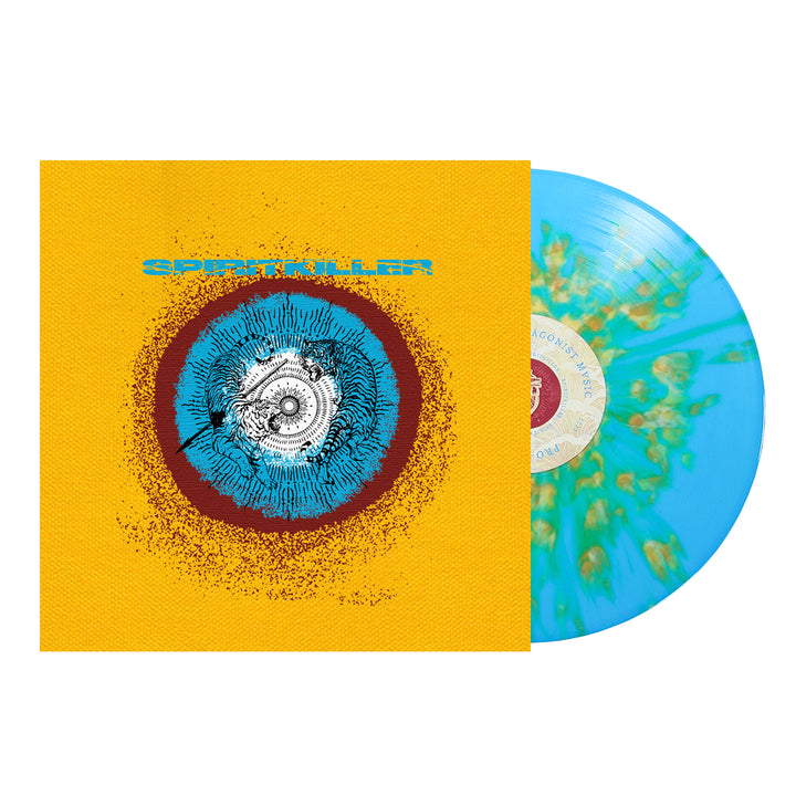 S/T Deluxe Packaging - “Consumed By Fire” - Blue W/ Yellow Splatter - 155G Vinyl LP