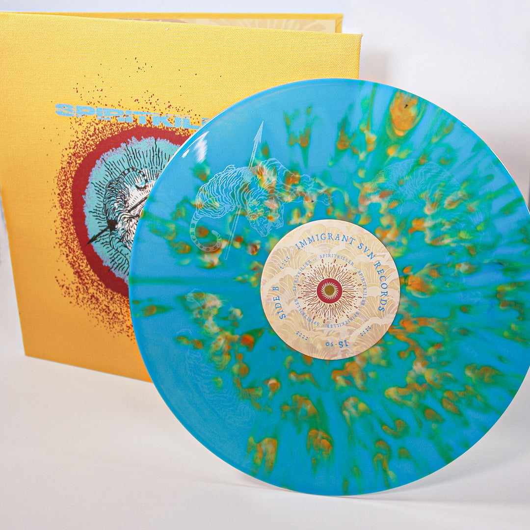 S/T Deluxe Packaging - “Consumed By Fire” - Blue W/ Yellow Splatter - 155G Vinyl LP