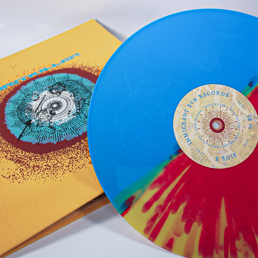 S/T Deluxe Packaging - “Let The Blood Run” - Blue/Yellow W/ Red Half Splatter - 155G Vinyl LP