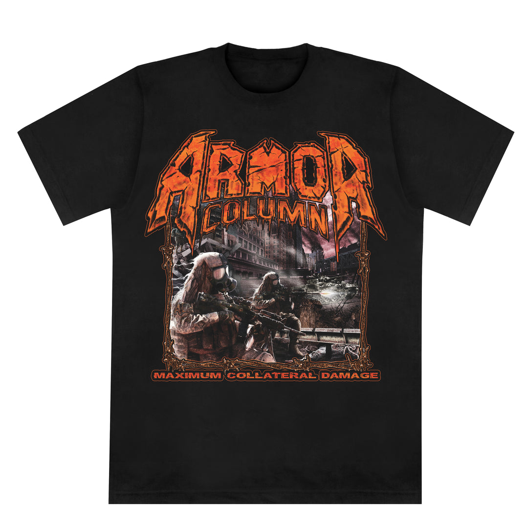 Skinless Armor Column - "Jeffro" Tribute Black T-Shirt