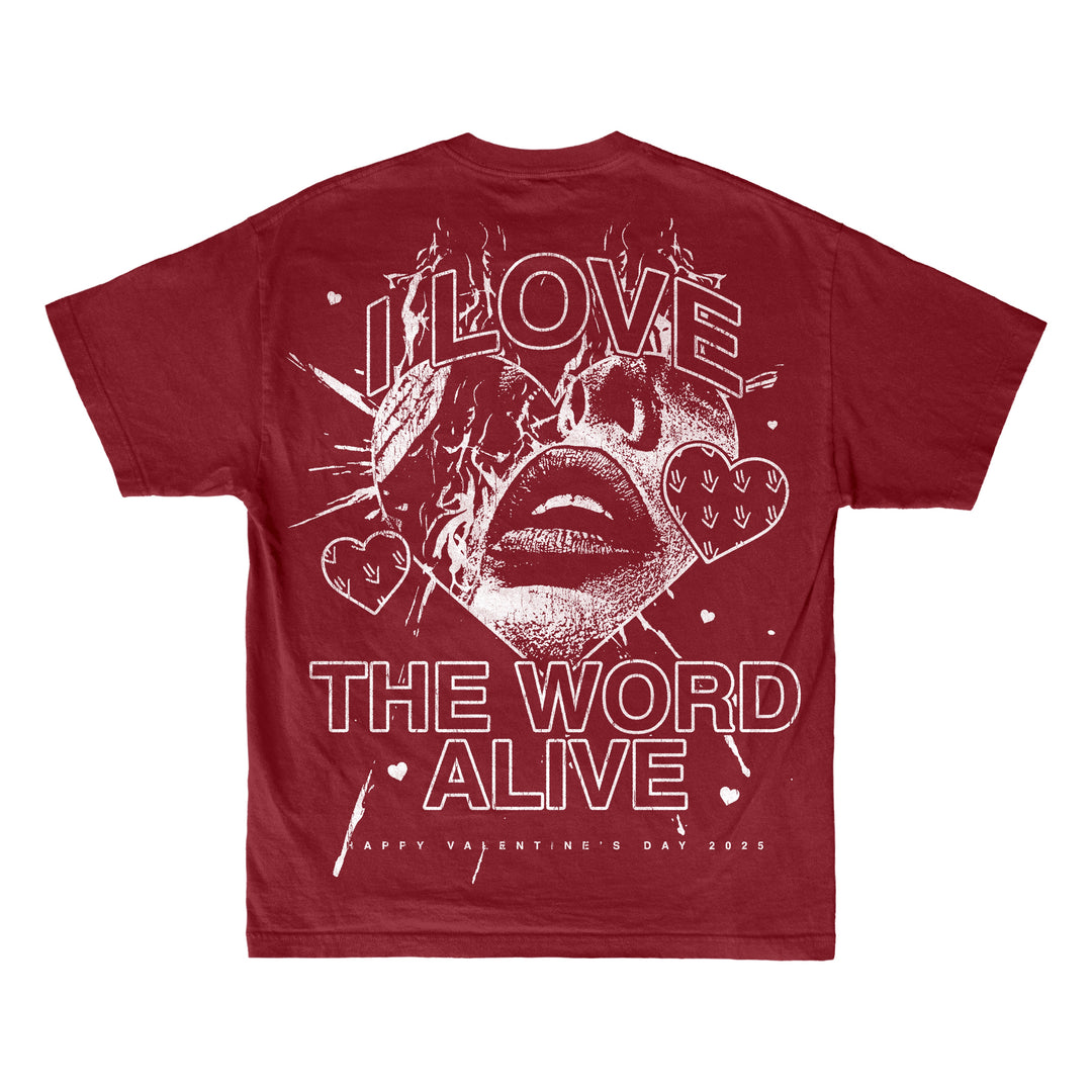 I Love The Word Alive - Cardinal T-Shirt