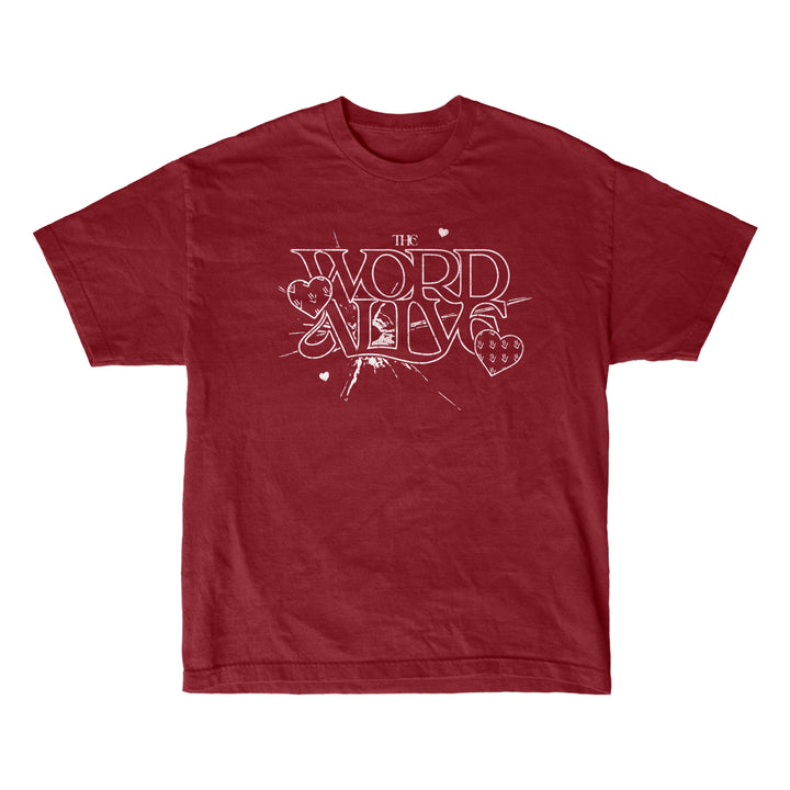 I Love The Word Alive - Cardinal T-Shirt