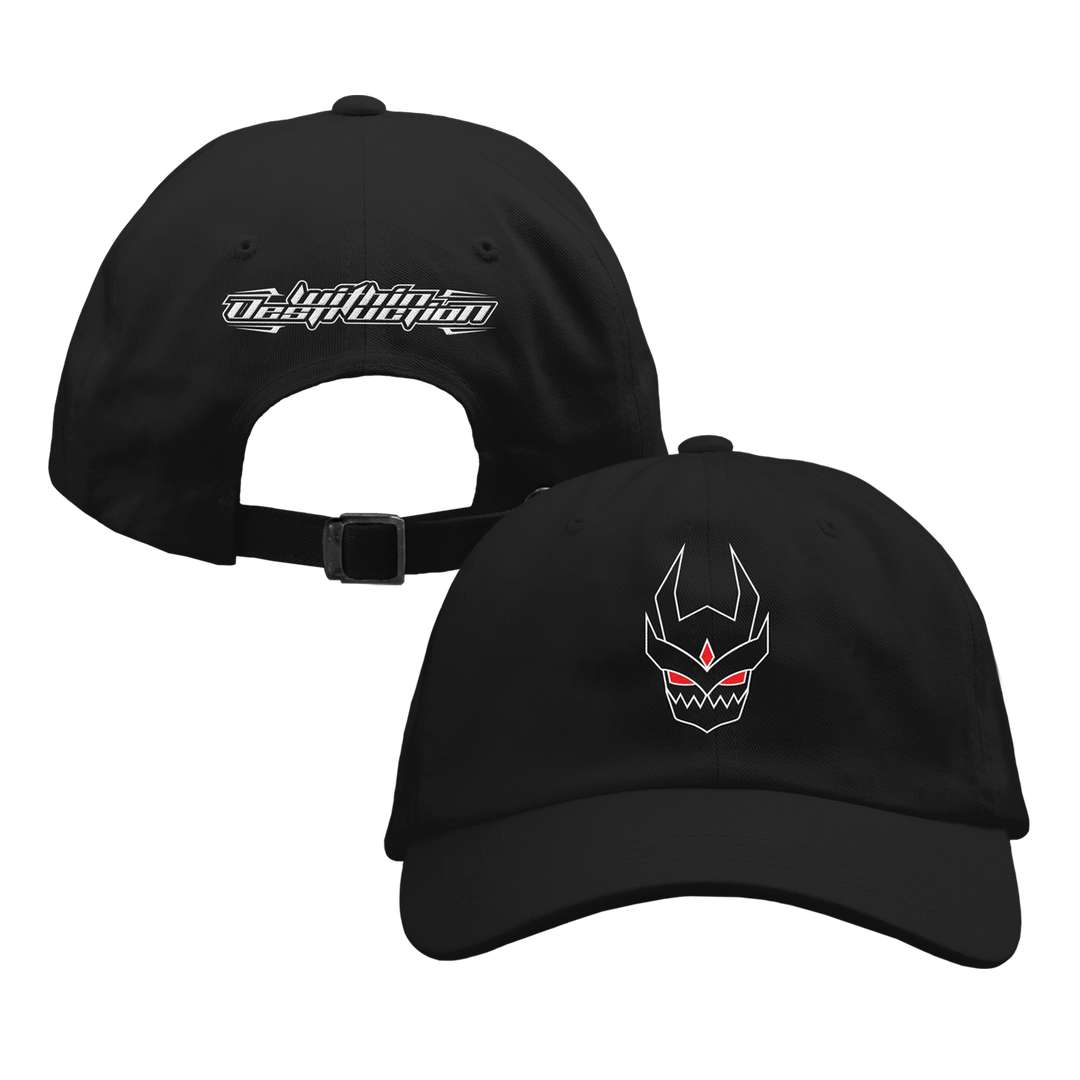 Within Destruction Gundam-Black Dad Hat Front and back