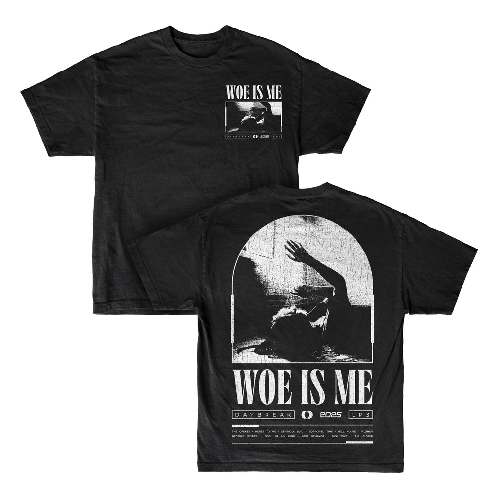 Woe_Is_Me_LP_3_tee_shirt_front