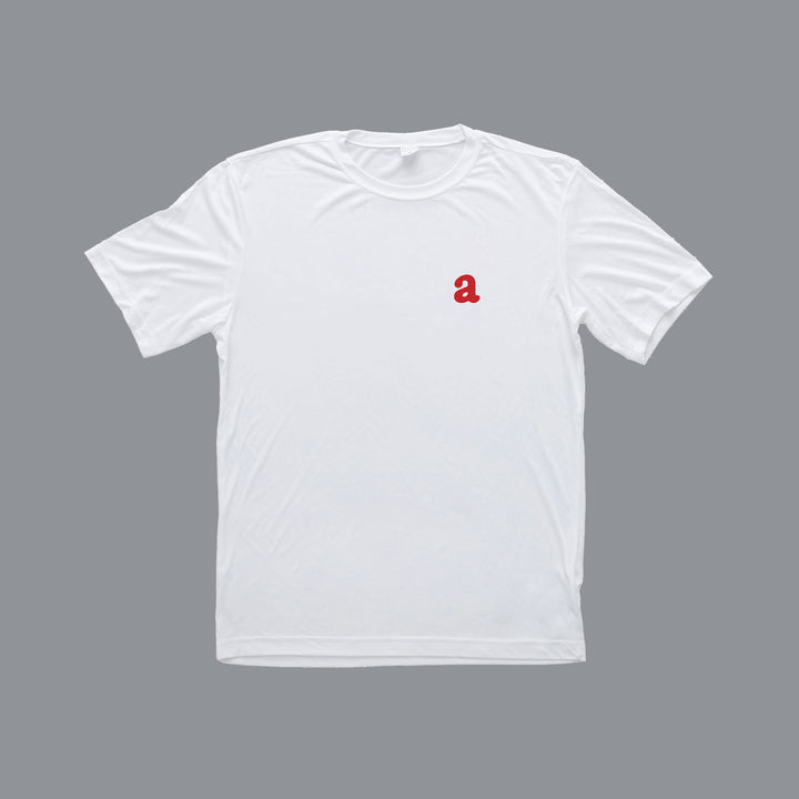 anti-matter Waterfall White T-Shirt front