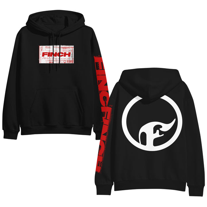 Distorted Black Hoodie