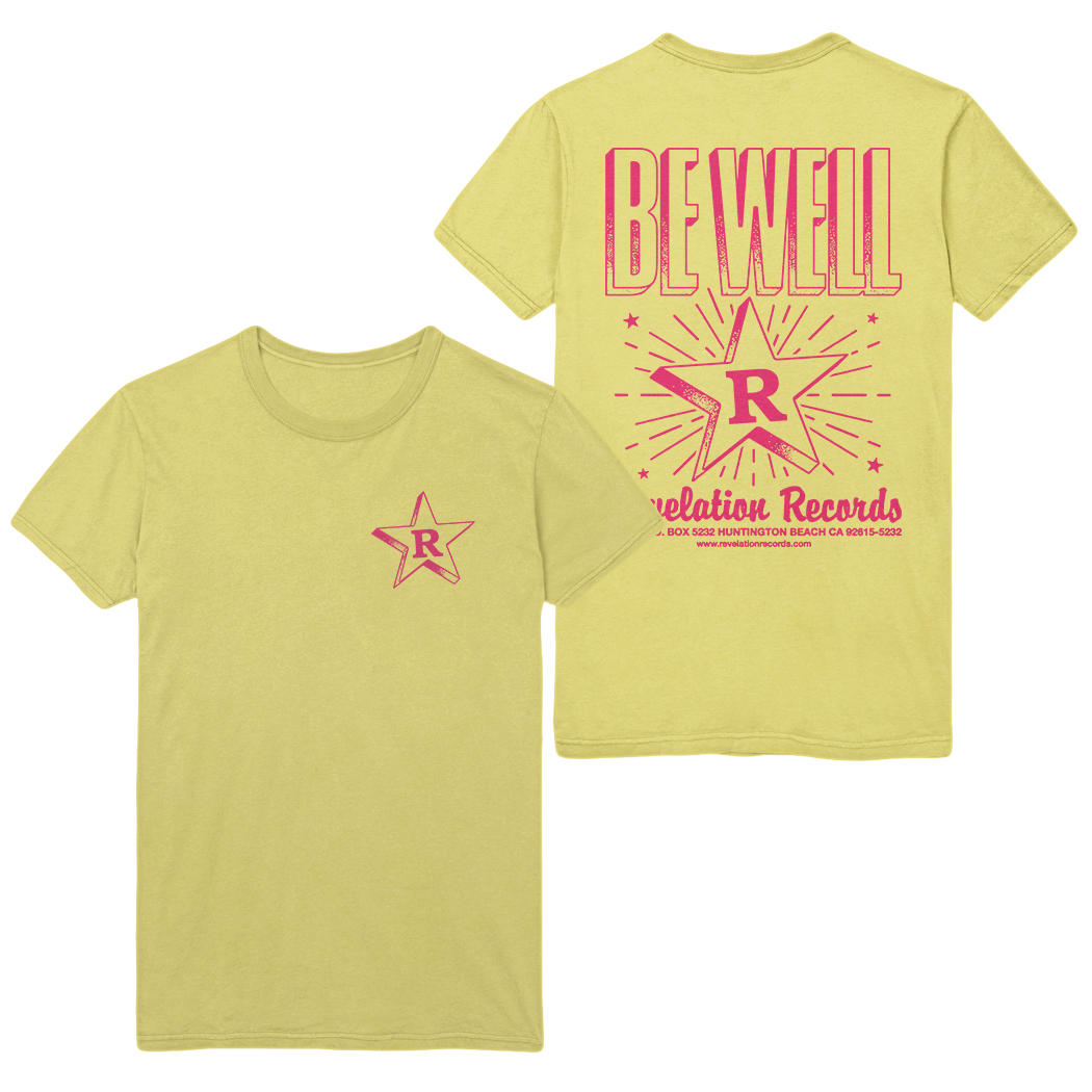 be well REV Star - Cornsilk T-Shirt front and back