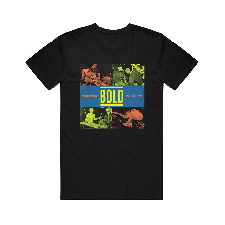 bold Speak Out - Black T-Shirt