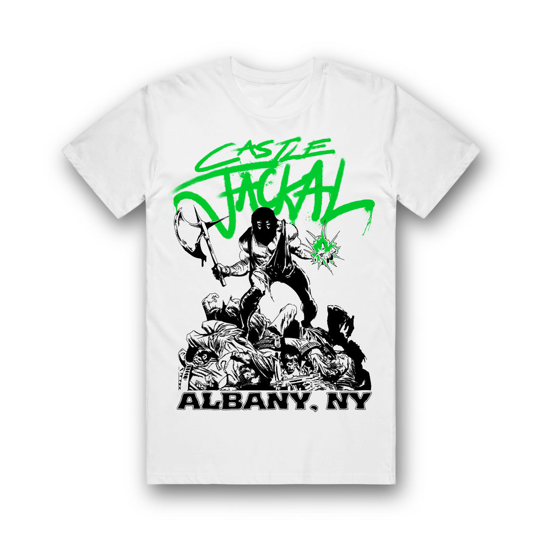 castle jackal Albany Battle - White T-Shirt