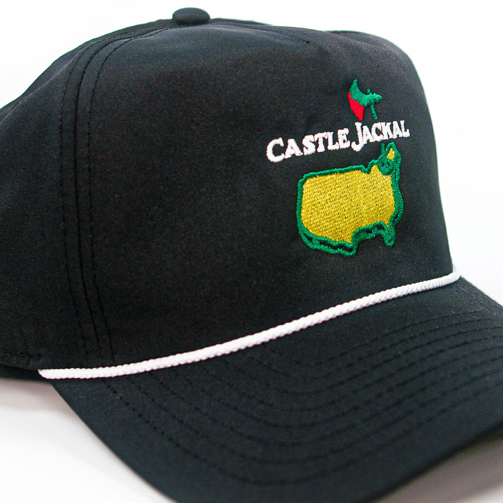 castle jackal Castle Master Embroidered - Black Rope Hats